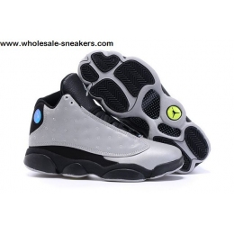 Air Jordan 13 3M Cool Grey Black Mens Sneaker