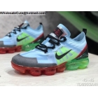 Nike Air Vapormax 2019 Blue Green Red Mens Shoes