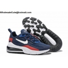 Nike Air Max 270 React Navy Blue White Red Mens Shoes