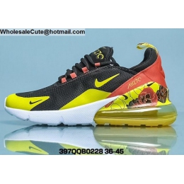 Mens & Womens Nike Air Max 270 Floral White Yellow Red