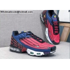 wholesale Mens Nike Air Max Plus 3 Red Blue Black