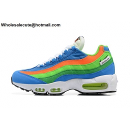 Mens Nike Air Max 95 SE AMRC Blue Green Orange