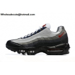 Mens Nike Air Max 95 Track Red Smoke Grey